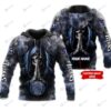 Personalized Custom 3D Hoodie Tennessee Titans Skull NFL Custom Name 3D All Over Printed Hoodie Zip Up Hoodie 1
