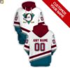 Personalized Custom Name And Number Anaheim Ducks Nhl 3D All Over Print Zip Up Hoodie Option Personalized Custom Name And Number Anaheim Ducks NHL 3D All Over Print Zip up Hoodie Option 1