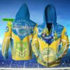 Personalized Custom Name Parramatta Eels Nrl Lightning Mascot 3D All Over Print Zip Up Hoodie Option Personalized Custom Name Parramatta Eels NRL Lightning Mascot 3D All Over Print Zip up Hoodie Option 1