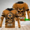 Personalized Custom Name Wests Tigers Nrl Skull 3D All Over Print Zip Up Hoodie Option Personalized Custom Name Wests Tigers NRL Skull 3D All Over Print Zip up Hoodie Option 1