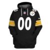 Personalized Custom Number Nfl Pittsburgh Steelers 3D All Over Print Zip Up Hoodie Option Personalized Custom Number NFL Pittsburgh Steelers 3D All Over Print Zip up Hoodie Option 1