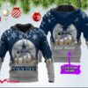 Personalized Dallas Cowboys Christmas Unisex 3D All Over Print Zip up HoodieNFL Zip Up Hoodie 1