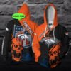 Personalized Denver Broncos Nfl Skull Custom 3D All Over Print Hoodie Personalized Denver Broncos NFL Skull Custom 3D All Over Print Hoodie 1