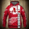 Personalized Detroit Red Wings Nhl Custom 3D All Over Print Hoodie Personalized Detroit Red Wings NHL Custom 3D All Over Print Hoodie 1