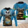 Personalized Gold Coast Titans 3D Hoodie NRL 3D Hoodie Jack Skellington Custom Name 3D All Over Printed Hoodie 1
