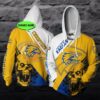 Personalized Hoodie West Coast Eagles AFL Skull Custom 3D All Over Print Hoodie 1
