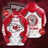 Personalized Kansas City Chiefs Custom All Over Print Hoodie 3D 0