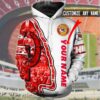 Personalized Kansas City Chiefs NFL Custom 3D All Over Print Zip up Hoodie Option 1