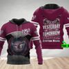 Personalized Manly Warringah Sea Eagles 3D Hoodie NRL Custom Name 3D All Over Printed Hoodie 1