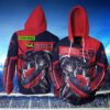 Personalized Melbourne Football Club Afl Skull Ball New 3D Hoodie Custom Name 3D All Over Print Zip Up Hoodie Option Personalized Melbourne Football Club Afl Skull Ball New 3D Hoodie Custom Name 3D All Over Print Zip up Hoodie Option 1