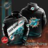 Personalized Miami Dolphins Custom Sport All Over Print Hoodie 3D 0