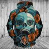 Personalized Nfl Chicago Bears Skull Flower Men And Women 3D All Over Print Zip Up Hoodie Option Personalized NFL Chicago Bears Skull Flower Men and Women 3D All Over Print Zip up Hoodie Option 1
