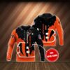 Personalized Nfl Cincinnati Bengals Custom 3D All Over Print Hoodie Personalized NFL Cincinnati Bengals Custom 3D All Over Print Hoodie 1