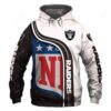 Personalized NFL Oakland Raiders 3D All Over Print Zip up Hoodie Option 1