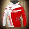Personalized NFL Tampa Bay Buccaneers Fire The Cannons Men and Women 3D All Over Print Zip up Hoodie Option 1