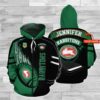 Personalized NRL 3D Hoodie South Sydney Rabbitohs Custom Name 3D All Over Print Hoodie 1