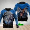 Personalized NRL Canterbury Bankstown Bulldogs Michael Myers Halloween 3D All Over Print Hoodie 1