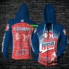 Personalized NRL Hoodie Sydney Roosters Custom Name 3D All Over Printed Hoodie 1