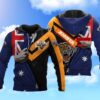 Personalized NTT154 Wests Tigers Hand 3D Hoodie Zip Hoodie NRL 3D All Over Print Hoodie Zip Hoodie 1
