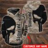 Personalized New England Patriots Nfl Camo Custom Name 3D Hoodie 3D Printed Pull Over Hoodie, Zip Up Hoodie Personalized New England Patriots NFL Camo Custom Name 3D Hoodie 3D Printed Pull Over Hoodie Zip Up Hoodie 1
