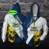Personalized North Queensland Cowboys Nrl Skull Custom 3D All Over Print Hoodie Personalized North Queensland Cowboys NRL Skull Custom 3D All Over Print Hoodie 1