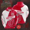 Personalized Ohio State Buckeyes Custom All Over Print Hoodie 0