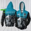 Personalized Port Adelaide Football Club Afl Skull 3D Hoodie Custom Name 3D All Over Print Zip Up Hoodie Option Personalized Port Adelaide Football Club AFL Skull 3D Hoodie Custom Name 3D All Over Print Zip up Hoodie Option 1