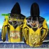 Personalized Richmond Football Club Afl Lightning Mascot 3D Hoodie Custom Name 3D All Over Print Hoodie 1