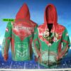 Personalized South Sydney Rabbitohs NRL Lightning Mascot Custom 3D All Over Print Hoodie 1