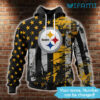 Personalized Steelers Hoodie 3D USA Flag Logo Pittsburgh Steelers Gift 0
