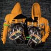 Personalized THAHD145 Wests Tigers 3D Hoodie Zip Hoodie NRL 3D All Over Print Hoodie Zip Hoodie 1