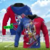 Personalized Western Bulldogs AFL Football Player Custom Name 3D All Over Print Hoodie 1