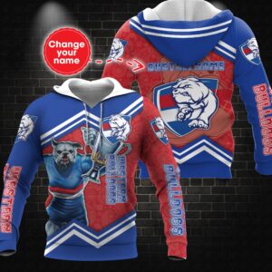 Personalized Western Bulldogs AFL Mascot TGiac Custom 3D All Over Print Hoodie 1