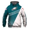 Philadelphia Eagles 3D Hoodie Zip Hoodie NFL 3D All Over Print Hoodie Zip Hoodie 1