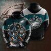 Philadelphia Eagles Custom Sport All Over Print Hoodie 3D 6 0