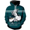 Philadelphia Eagles Football Teams NFL 3D All Over Print Zip up Hoodie Option 1