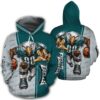 Philadelphia Eagles Hoodie 3D Mascot Design Gift for Fans Philadelphia Eagles Hoodie 3D Mascot Design Gift for Fans 0