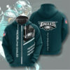 Philadelphia Eagles Hoodie 3D Zip Hoodie 3 Lines Graphic Gift for Fans Philadelphia Eagles Hoodie 3D Zip Hoodie 3 Lines Graphic Gift for Fans 0