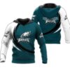 Philadelphia Eagles Hoodie Curve Graphic Gifts for Fans Philadelphia Eagles Hoodie Curve Graphic Gifts for Fans 0