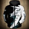 Philadelphia Eagles Hoodie Thunder Graphic Gifts for Fans 0