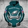 Philadelphia Eagles Nfl 3D All Over Printed Hoodie, Zip Up Hoodie Philadelphia Eagles NFL 3D All Over Printed Hoodie Zip Up Hoodie 1