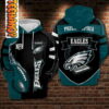 Philadelphia Eagles NFL 3D Hoodie Philadelphia Eagles NFL 3D Hoodie 0
