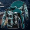 Philadelphia Eagles NFL Skull Tatoo Hoodie Unisex Hoodie 3D All Over Printed Hoodie Zip Up Hoodie 1
