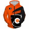 Philadelphia Flyers Hoodie 3D Zip Hoodie Gift for Fans 0
