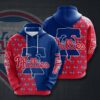 Philadelphia Phillies Custom Sport All Over Print Hoodie 3D 1 0