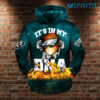 Philly Eagles Hoodie 3D It8217s In My DNA Fire Philadelphia Eagles Gift 0