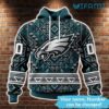 Philly Eagles Hoodie 3D Native American Texture Custom Name Philadelphia Eagles Gift 0