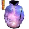 Pink Galaxy 3D Hippie Hoodie Pink Galaxy 3D Hippie Hoodie 0