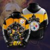 Pittsburgh Steelers Custom Sport All Over Print Hoodie 3D Pittsburgh Steelers Custom Sport All Over Print Hoodie 3D 0