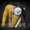 Pittsburgh Steelers Golden Black 3D Hoodie Zip Hoodie, Nfl 3D All Over Print Hoodie Zip Hoodie Pittsburgh Steelers Golden Black 3D Hoodie Zip Hoodie NFL 3D All Over Print Hoodie Zip Hoodie 1